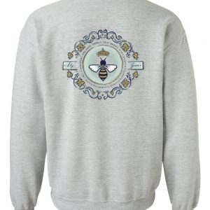 Queen Bee Crest Sweatshirt Back