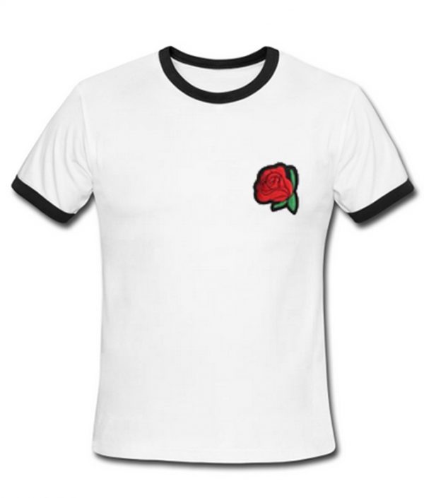 Rose Print ringtshirt