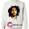 bob marley art sweatshirt