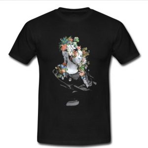 flower art t shirt