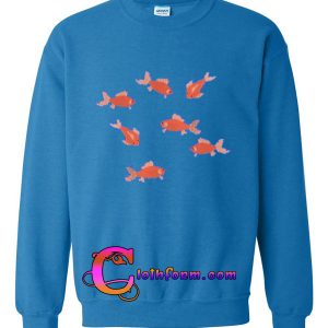 gold fish sweatshirt