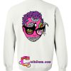 laser b sweatshirt back