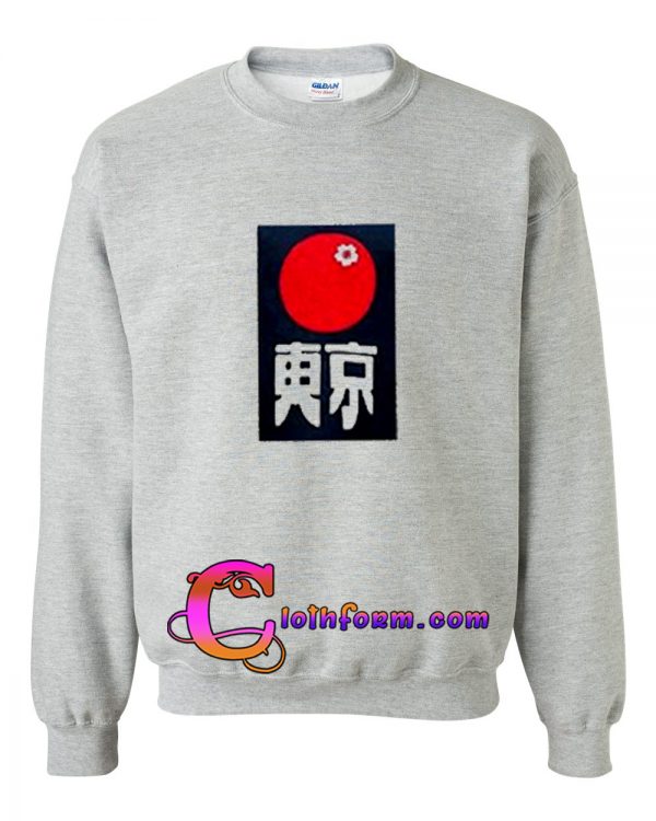 motif japanese sweatshirt