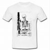 skeleton selfie t shirt