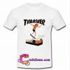 thrasher on you surf t shirt