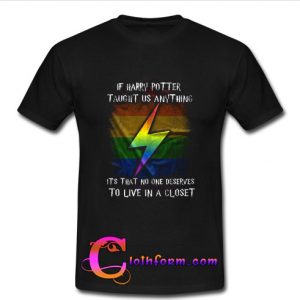 LGBT Harry Potter Rainbow t shirt