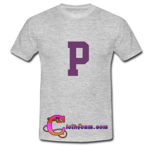 P font t shirt