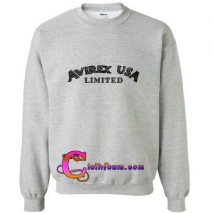 avirex usa limited sweatshirt