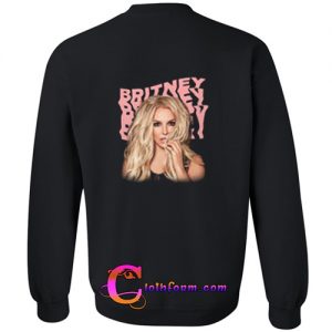 britney sweatshirt back