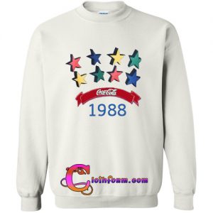 coca cola 1988 sweatshirt