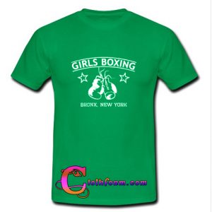 girls boxing bronx new york tshirt