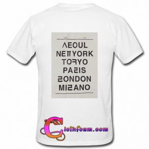 love city paris t shirt back