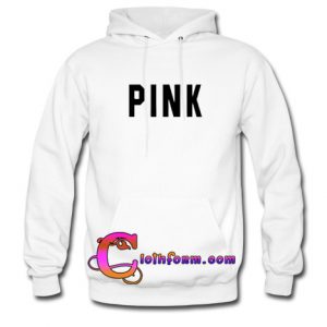 pink hoodie