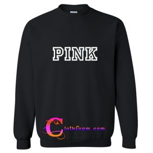pink victoria's secret sweatshirt
