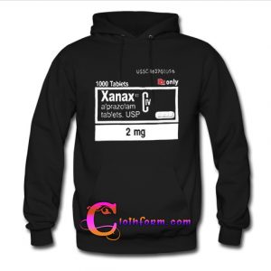 xanax alprazolam tablets hoodie