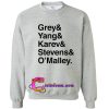 Grey yang karev stevens o'malley sweatshirt