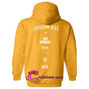 Shadow Hill Los Angeles Hoodie back