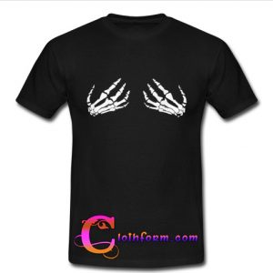 Skeleton Hand t shirt