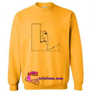 Smoking Girl Sweatshirt