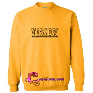 Vision Orange Color Sweatshirt