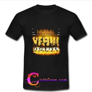 def leppard yeah t shirt