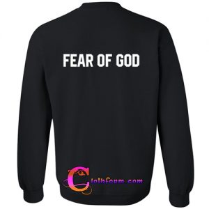 fear and god sweatshirt back