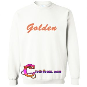 golden sweatshirt