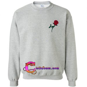 rose sweatshirt