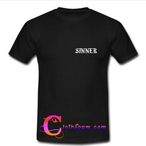 sinner t shirt