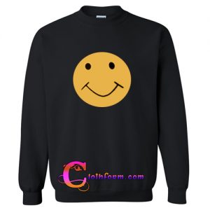 smiley face sweatshirt