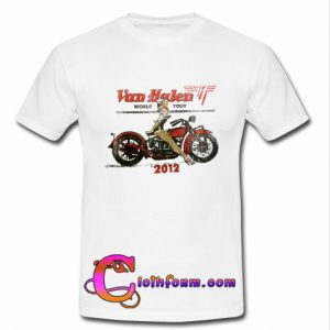 van halen world tour 2012 t shirt