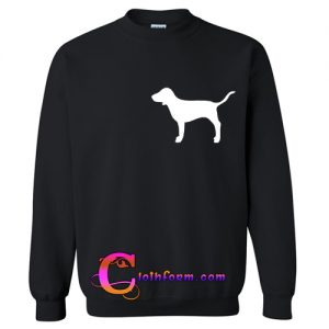 victoria's secret dog logo sweatshirt