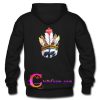 Indian Raccoon Hoodie Back