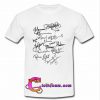 OUAT autograph shirt