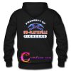 Property of uw platteville pioneers Hoodie back