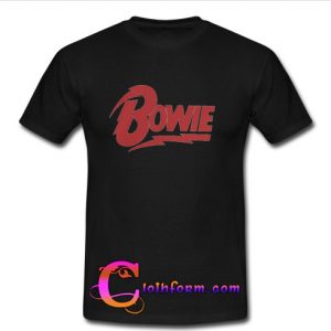 bowie t shirt