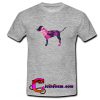 dog victoria secret flower t shirt