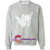 hand calling sweatshirt