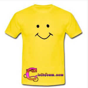 smiley face t shirt