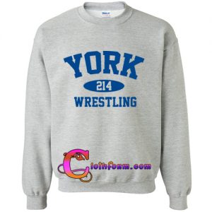 york 214 wrestling sweatshirt