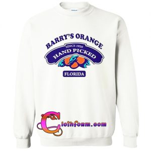 Barry’s Orange Florida sweatshirt