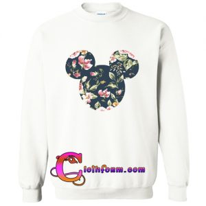 Mickey Mouse Flower sweatshirt