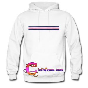 Rainbow line Hoodie