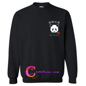 Riot Society Panda Rose Sweatshirt