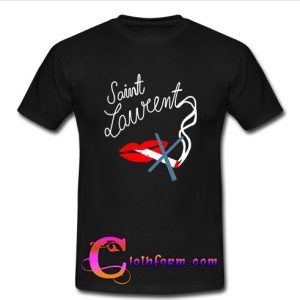 Saint Laurent No Smoking t shirt