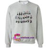 Stranger Things Alphabet sweatshirt