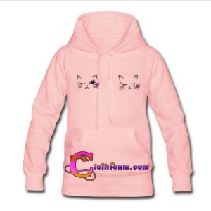 cat face hoodie