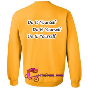 do it yourself swaetshirt back