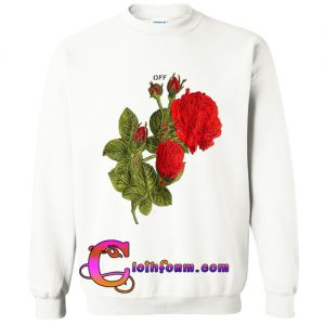 off flower sweatshirt