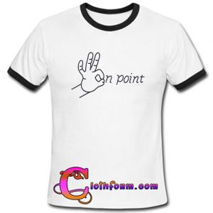 on point ring t shirt